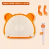plate +  fork and spoon + learning chopsticks