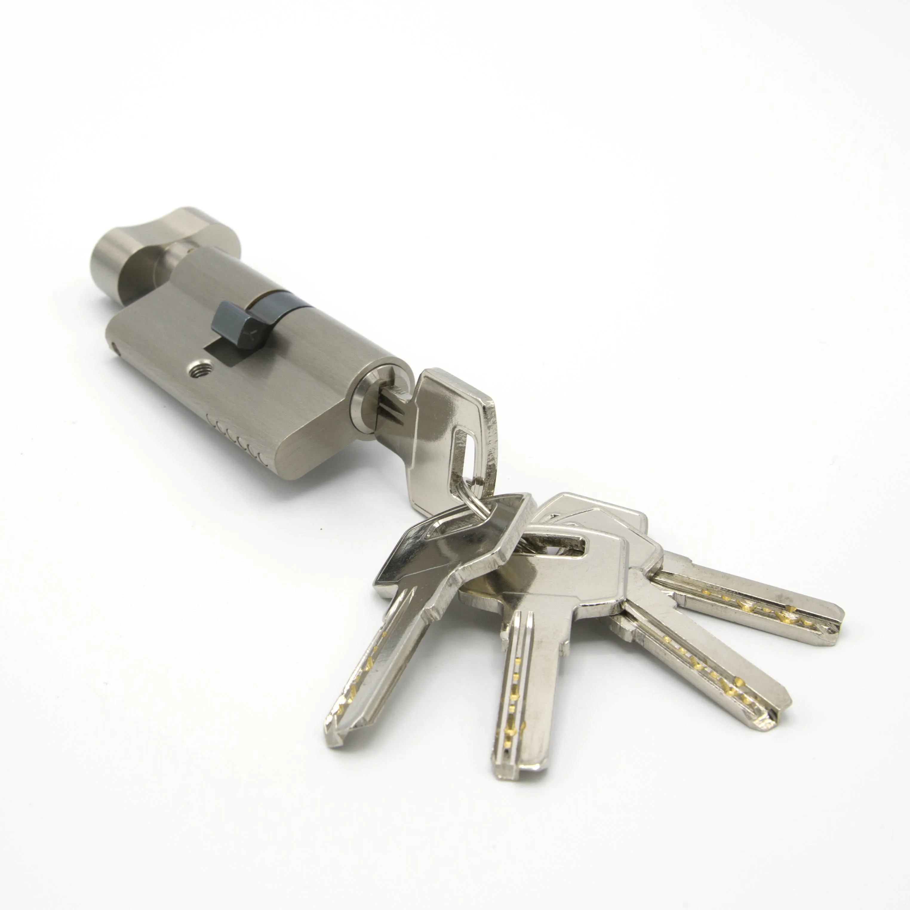 Thumb Turn Knob Brass Door Lock Cylinder