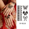 Adesivo per tatuaggio Mandala sy-b118-150x210mm