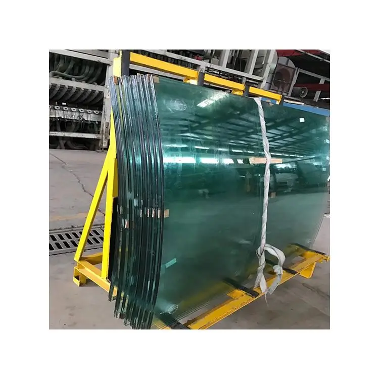 Top Quality Customized Size and Thickness Building Tempered Curved Glass Price