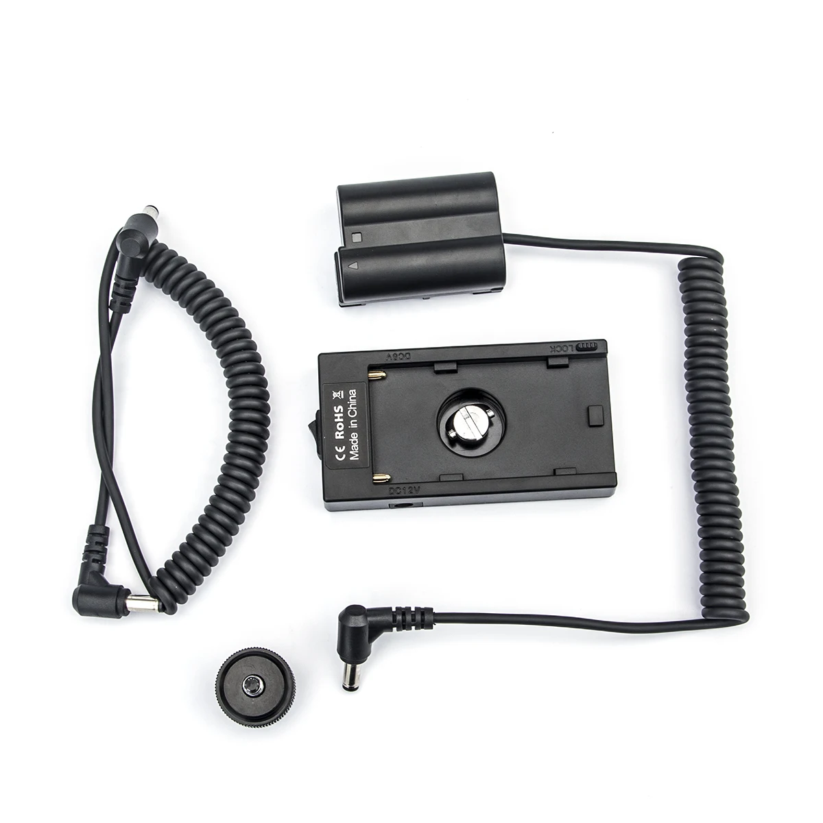 Portable EN-EL15 Dummy Battery with Adapter Plate to EN-EL15 Dummy Battery Power System for Nikon D600 D610 D700 D800