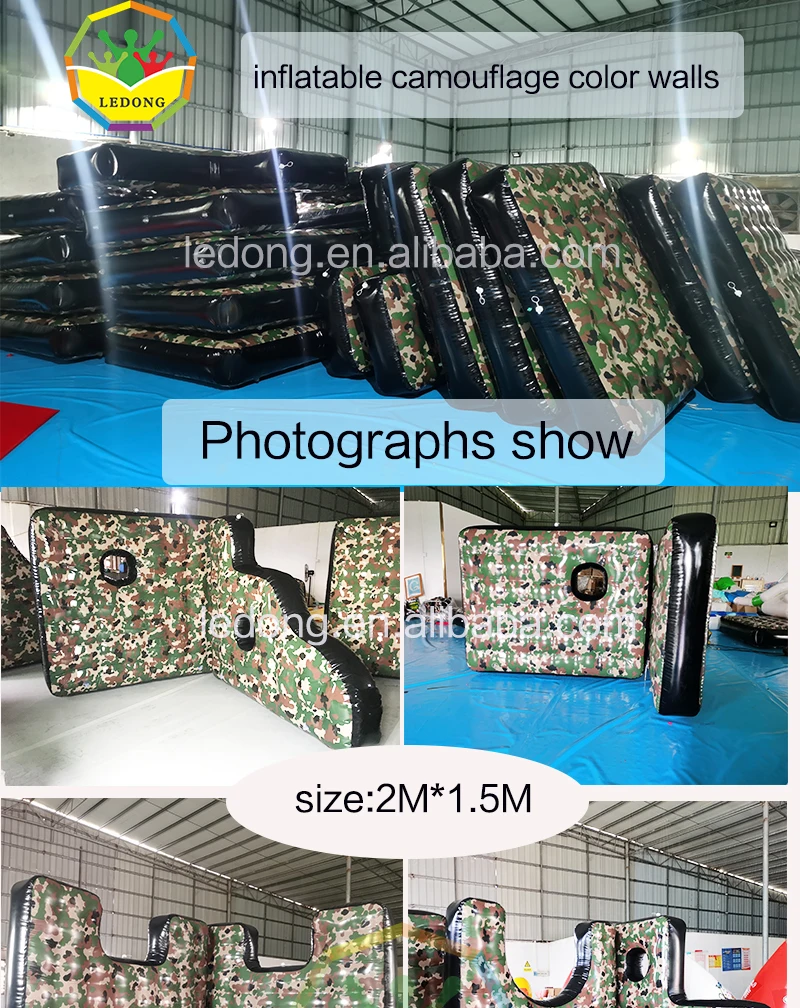 Cheap Paintball Bunkers Field Inflatable Air Bunkers Inflatable