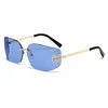 Golden frame blue