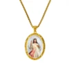 JESUS- pendant with shell