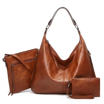 2022 Tote Designer Handbags Sets 3Pcs Ladies soft PU lady's bag Handbags Women Bags Pu