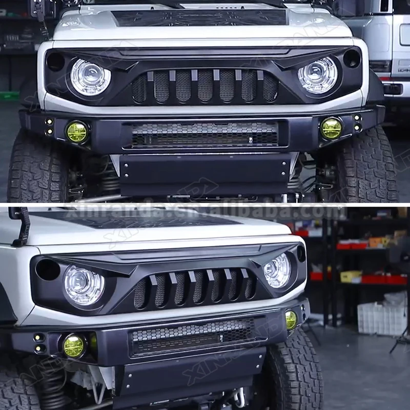 Accessori Auto Parti 4x4 Fuoristrada Griglia Paraurti Anteriore in Acciaio Aggiornamento per Suzuki Jimny JB64 JB74 5 Porte