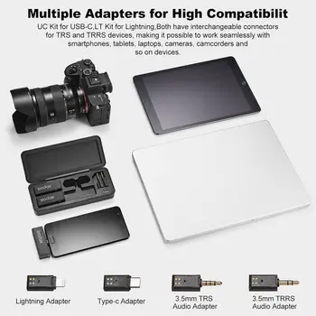 GODOX Movelink Mini LT Kit Wireless Microphone System, 2.4GHz for IPhone, Camera, Vlogger, Youtuber, Interviewer detail image