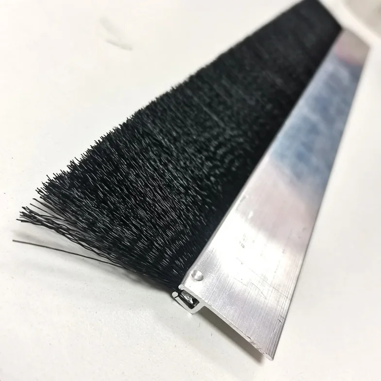 Stormguard Wood Draught Excluder Bottom Roll Door Seal Brush 10x10