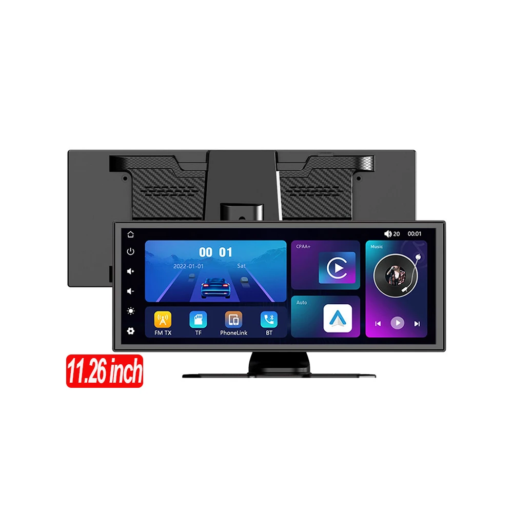11.26 Inch Portable Car Screen - Wireless Carplay & Android Auto