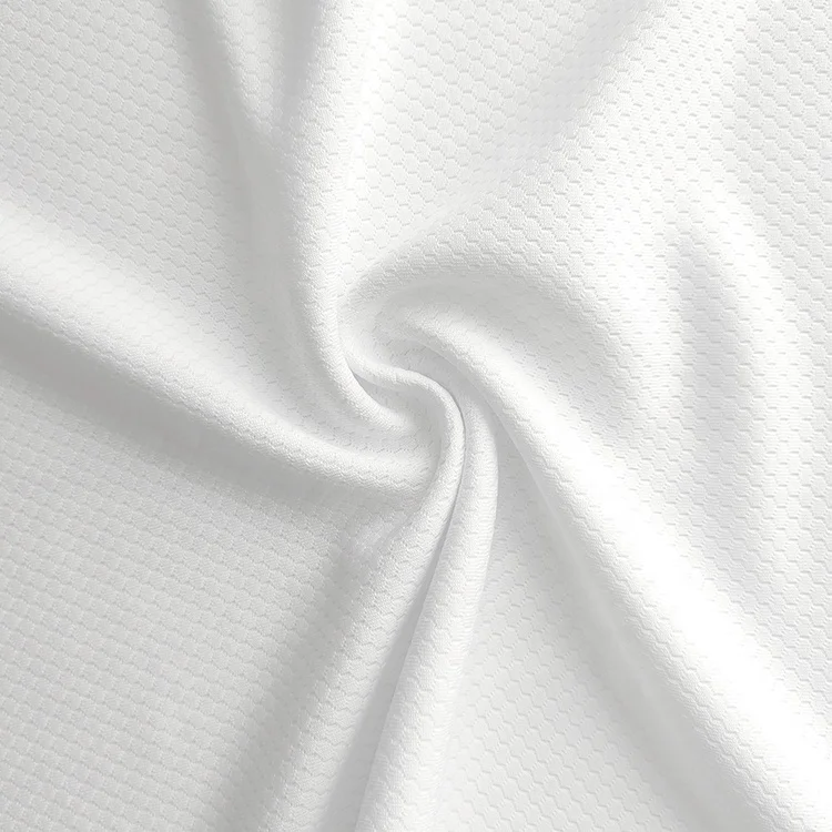 Полиэфирная сетчатая Спортивная Трикотажная спортивная ткань для футбольной