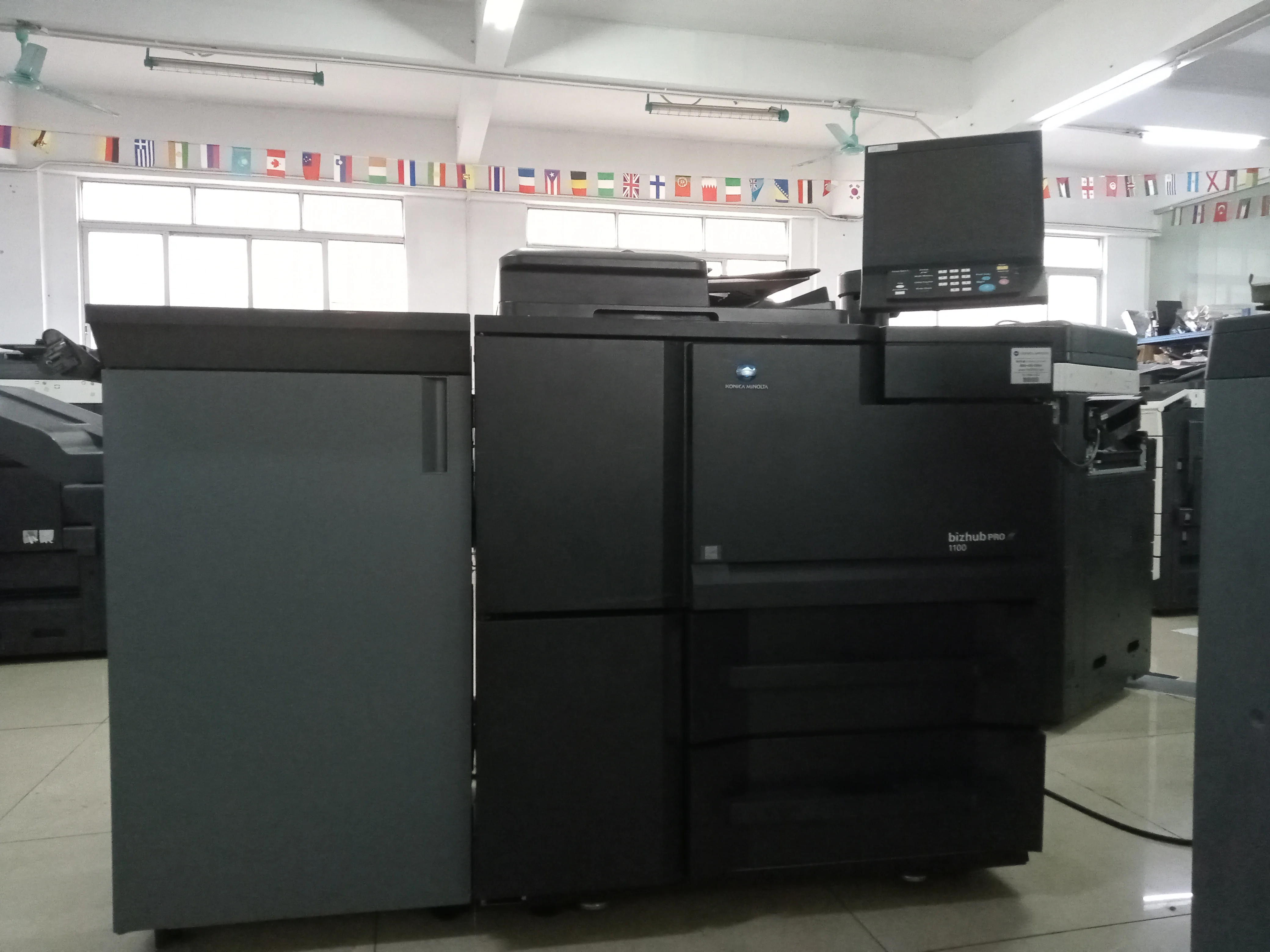 Refurbished Digital Printing Press Machine for Konica Minolta BH1100 Laser Production Press Photocopy Machine