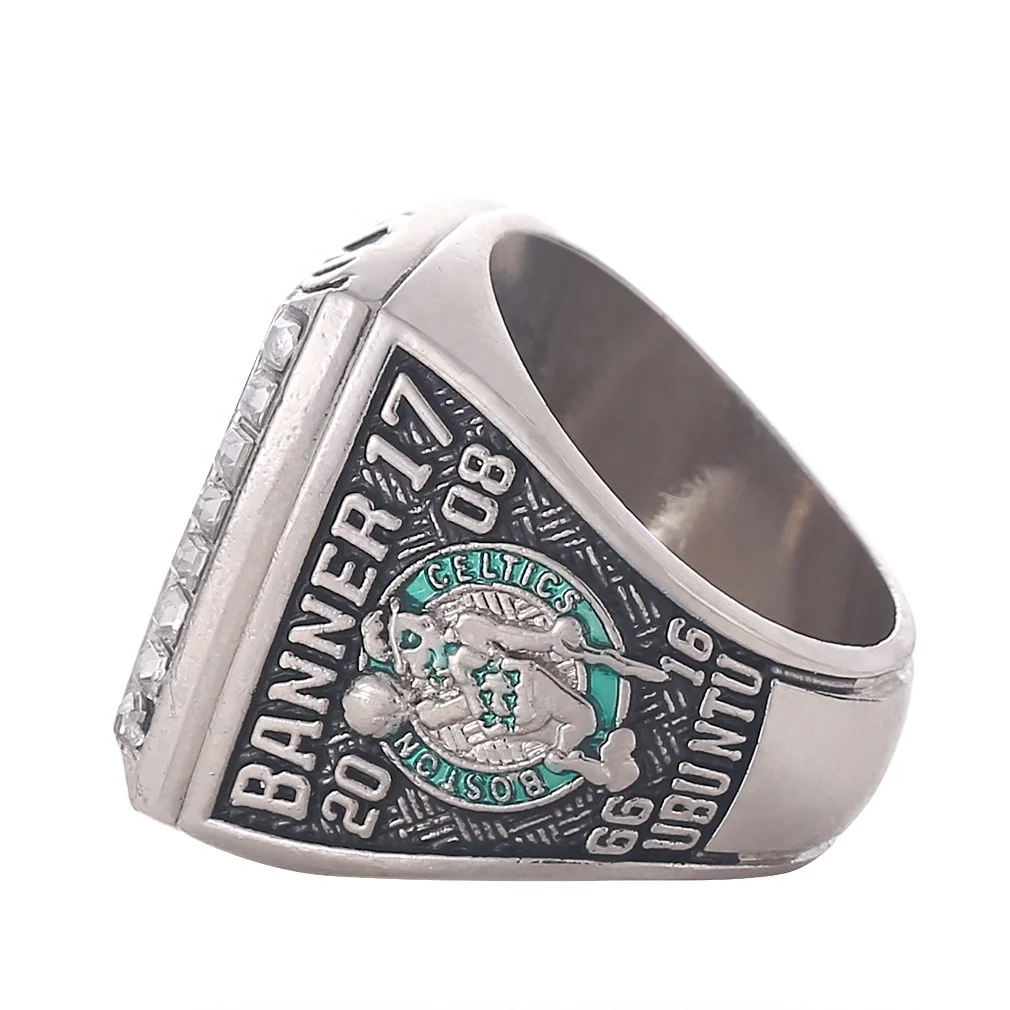 Kevin Garnett - 2008 Boston Celtics Championship Ring With Wooden Display  Box