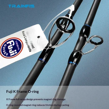 Full Fuji Lure Rod Full-Size Universal Carbon Fiber Fishing Rod for Bass Mandarin Fish Hard Action 1800mm Sea/Ocean Boat Use Wei – Hard Lure – view 5