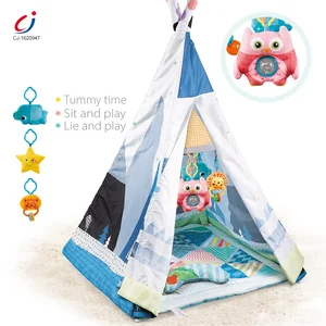 Children Tent Play House Teepee Kids Play Tent With Pillow, Indoor Outdoor Foldable Tent Toys for Kids