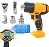 Digital Heat Gun Bare Tool,Yellow 5-Pc Set