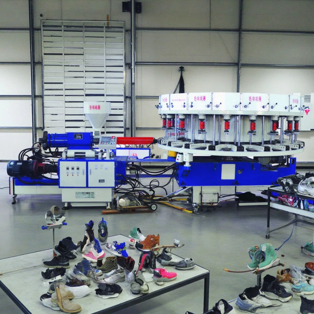 Pvc Injection Shoe High Productivity Shoe Making Machines - PVC Injection Molding