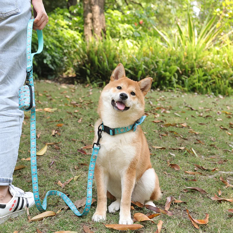 Custom Neoprene Portable Pet Waste Bag Dispenser Carrier Cute Dog Poop