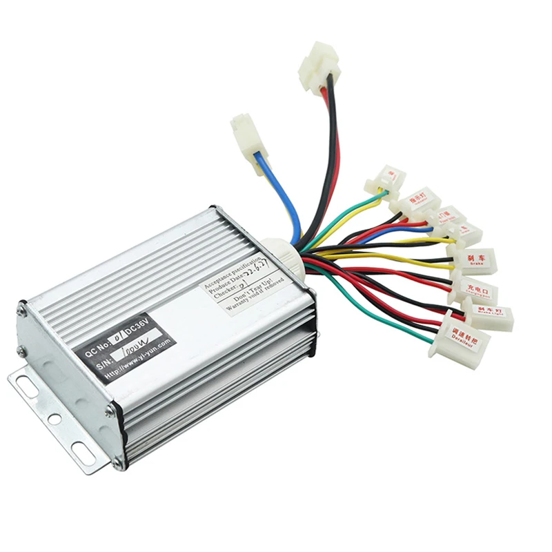 YI Yun 36V/48V500W350W Lengthened Wire Transfer Handle 24V500W Brush Controller Scooter Accessories