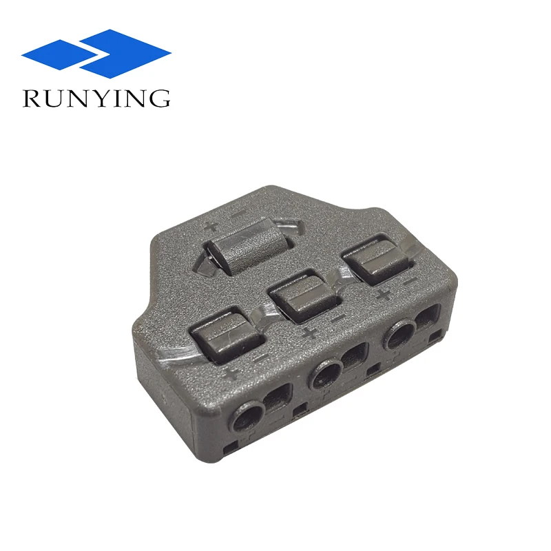 One Input Three Output Parallel LED Wire Cable Splitter DC Power Split Connector with Constant Current Connection
