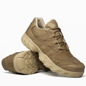 Zstep Wholesale Tactical Boots Black Genuine Leather Anti-slip Shoes Steel Toe Boots Working Safety Shoes