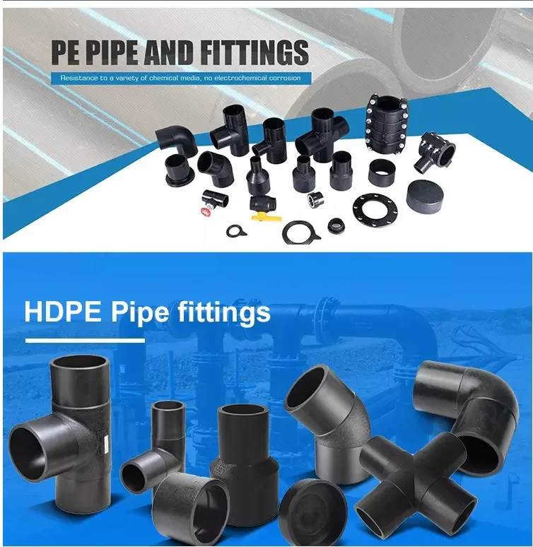 Hdpe Butt Fusion Fittings Pipe Male Female Elbow Tee Fittings Pe Pipe Fittings Butt Fusion Male