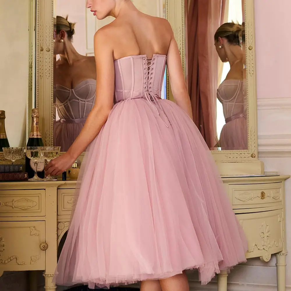 Custom Fashion Satin Strapless Empire Waist Corset Elegant Sexy Back Lace-up A-Line Tulle Pleated Mini Casual Dress| Alibaba.com Custom Fashion Satin Strapless Empire Waist Corset Elegant Sexy Back Lace-up A-Line Tulle Pleated Mini Casual Dress| Alibaba.com