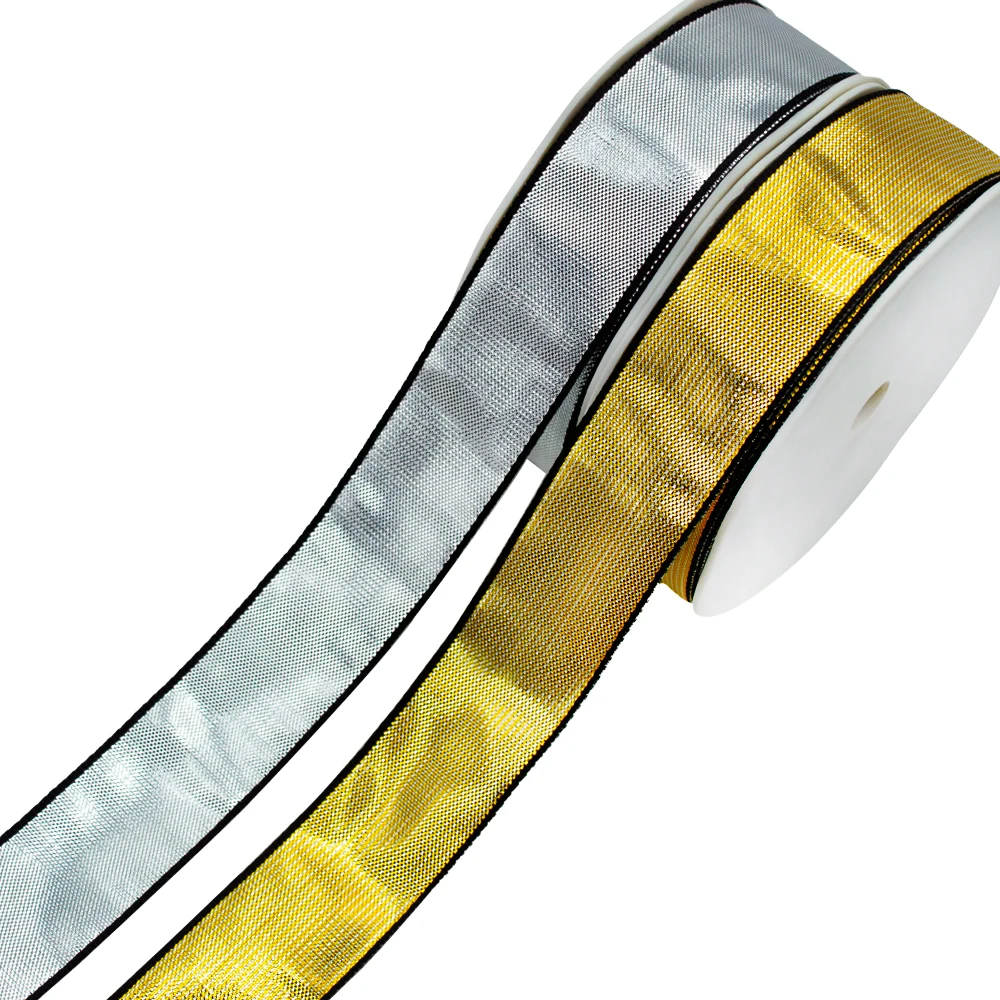 Лента металлическая с черными краями