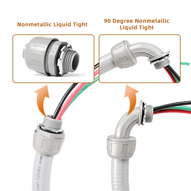 Flexible Electrical Conduit Conduit Connector Fittings Air Conditioner Whips factory