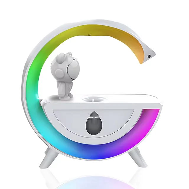 New Creative Astronaut Anti Gravity Humidifier Desktop Bluetooth Audio Colorful LED Light Ultrasonic Humidifier