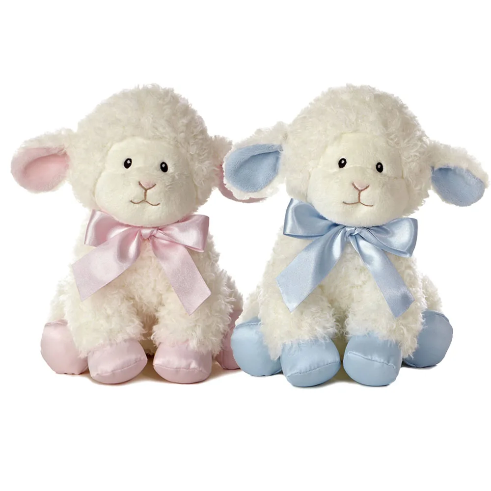 pink stuffed lamb