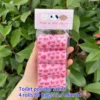 Polvo rosa, fragancia de amor, 4 rollos, 80 bolsas, 1.25 seda.