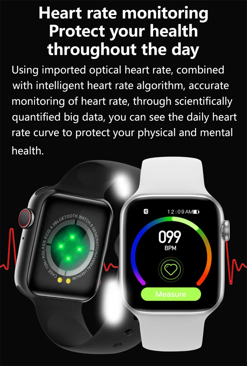 Apple Smart Watch | W22+ Full Display - Crown Working