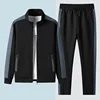 Pantalon chino noir cardé à devant plat