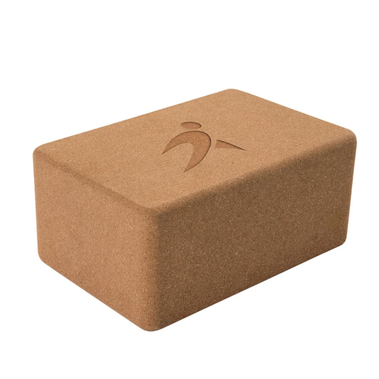 2021 Пользовательский логотип, оптовая продажа, упражнения, Пилатес, пробковый эко-кирпич для йоги