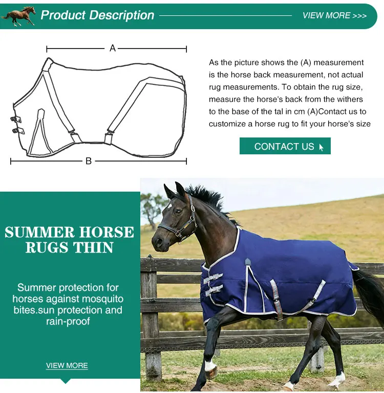 Low Price Waterproof Horse Winter Thickening Blanket Horse Blankets
