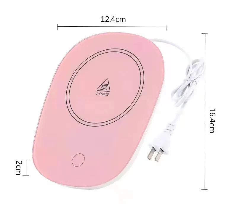 Factory Direct Supply Smart Coaster Warm Usb Heating Cup Mat Cup Mat Heating 55 Degree