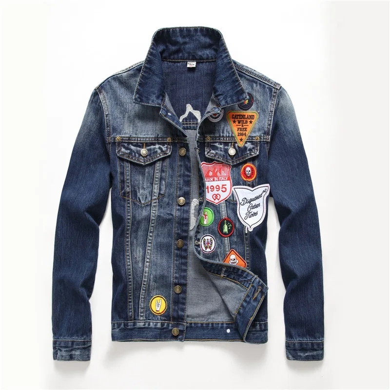slim denim jacket mens