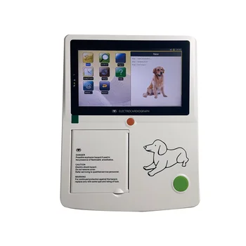 Hot Sale JZ-HECA3 Veterinary Monitoring Device 7/12 Leads ECG Machine for Animal Use 3 Channel Electrocardiograph Medical
