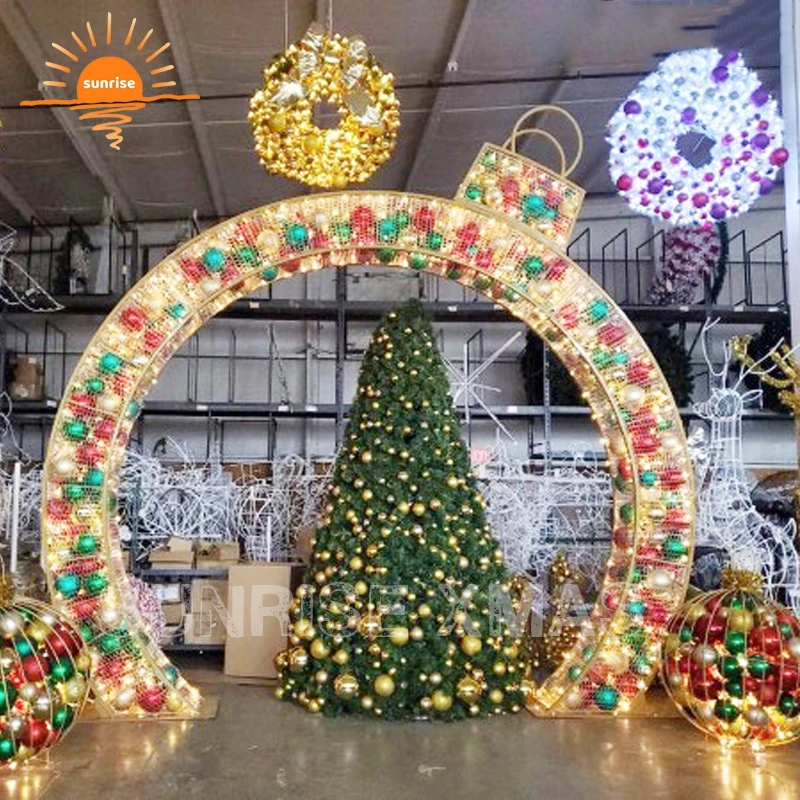 Standing Walk through Christmas Arch - Large Outdoor Decoration