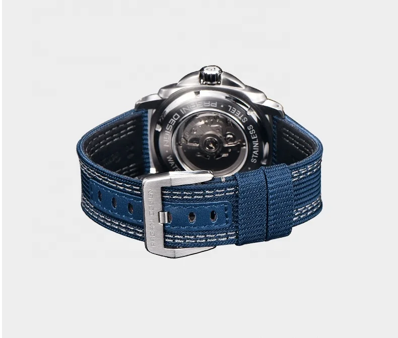 Cassa Orologio Completa Per Movimento NH35/NH36: Con Vetro Zaffiro, Inserto E Coperchio In Acciaio