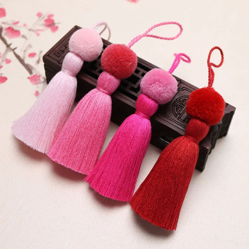Wholesale Custom Handmade Working Tassels For Festival Decoration Acrylic Wool Yarn Tassels