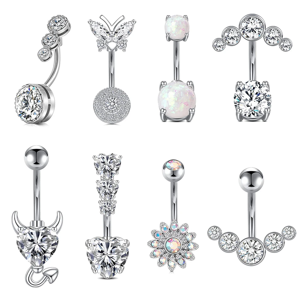 New Fashion Trend Dangle Real Belly Button Rings For Women Body ...