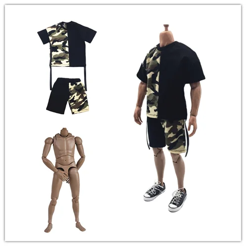 1/6 Scale ABS Action Figure Male Body Narrow Shoulder Standard 12 Inch ...