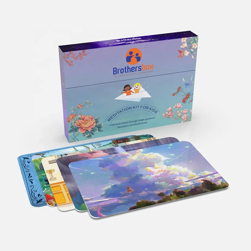 Обычай осознанность ежедневная самомотивационная карта медитации колода для детей взрослых