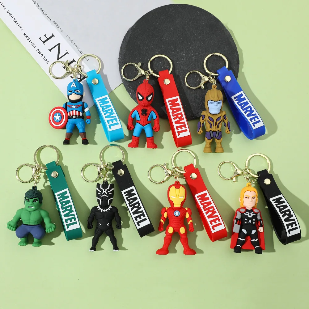 Wholesale 3d Cartoon Pvc Plastic Kids Cute Cartoon Designer Car Key