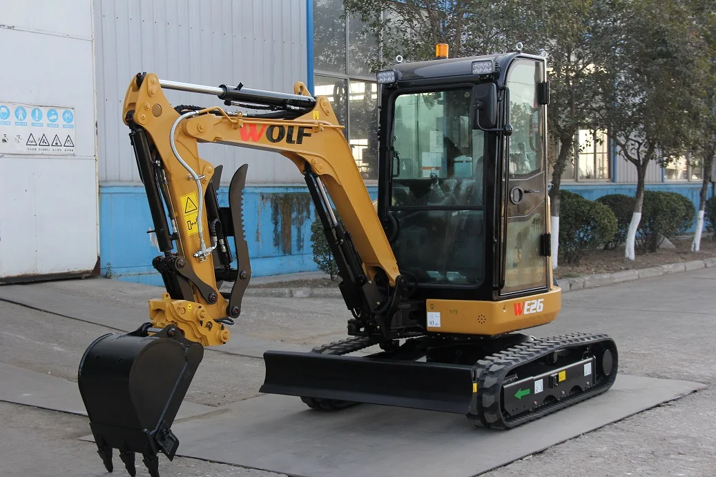 WOLF Excavator WE26 - Efficient 2.6ton Hydraulic Digger
