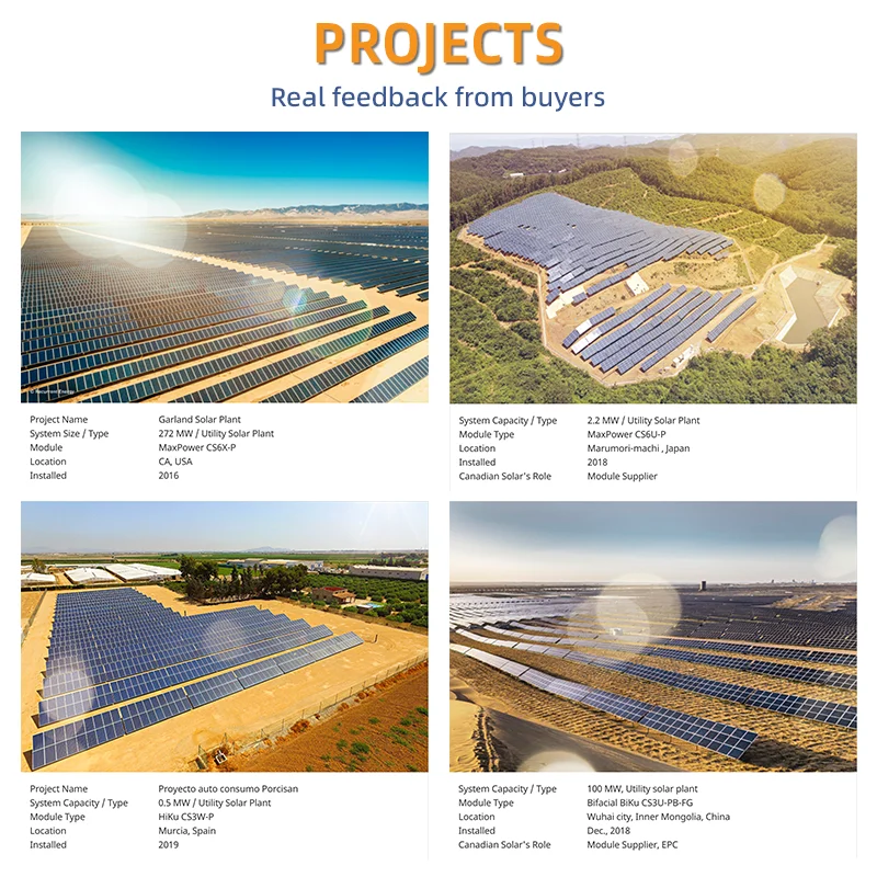 Canadian Solar Panels - High Efficiency Double-glass