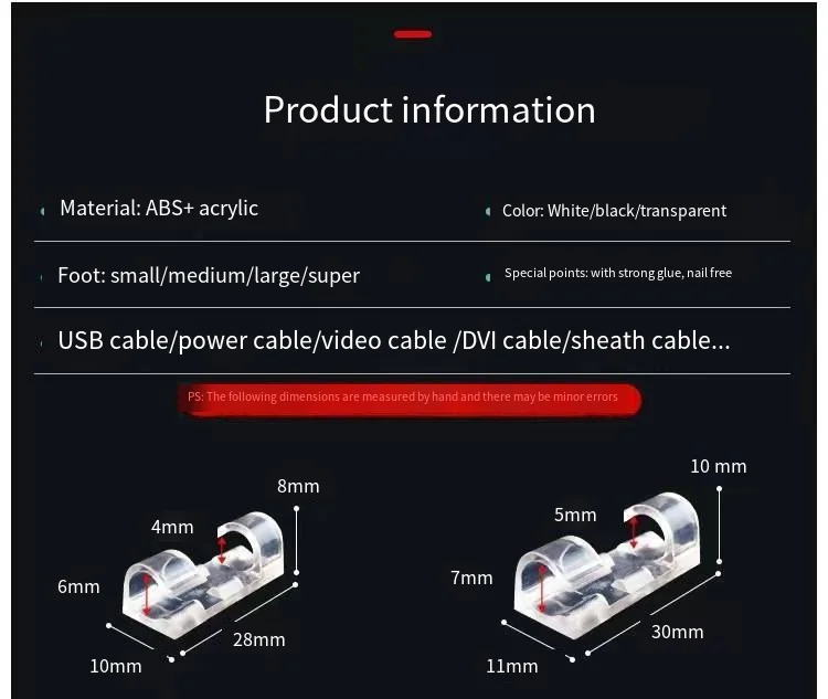 Desktop data cable storage and arrangement of self-adhesive wire desktop fixer wire trimming and winding device wire fixer details