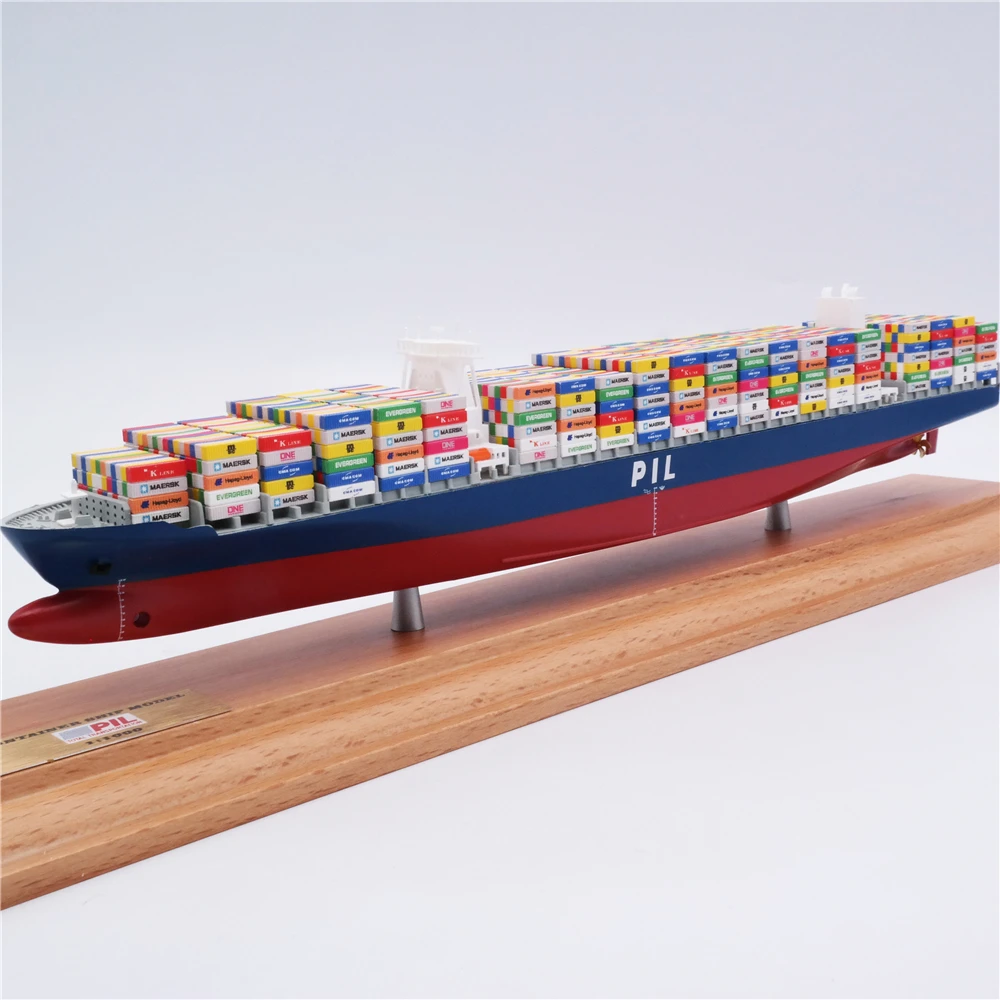 【A】35cm PIL container ship model Custom  gifts customized scale model ships O.A.S ship model