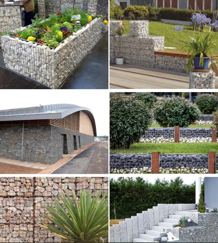 Welded Gabion Box Cages Construction Wall Bunnings Gabion Stone Basket ...